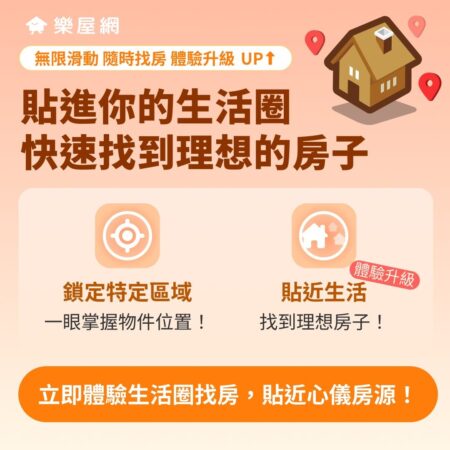 地圖搜尋新功能上線:一秒看透生活圈房價行情,幫您精準鎖定好房!